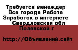 Требуется менеждер - Все города Работа » Заработок в интернете   . Свердловская обл.,Полевской г.